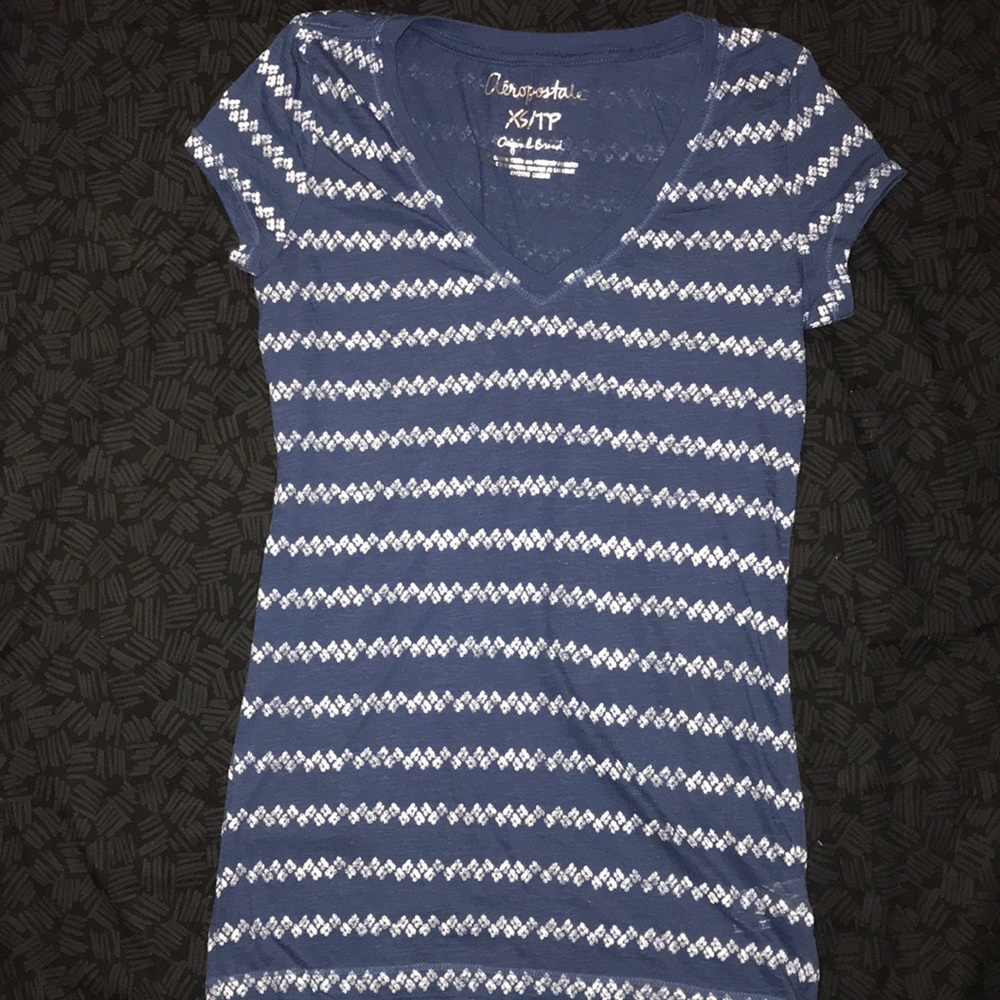 Striped Flower T-Shirt